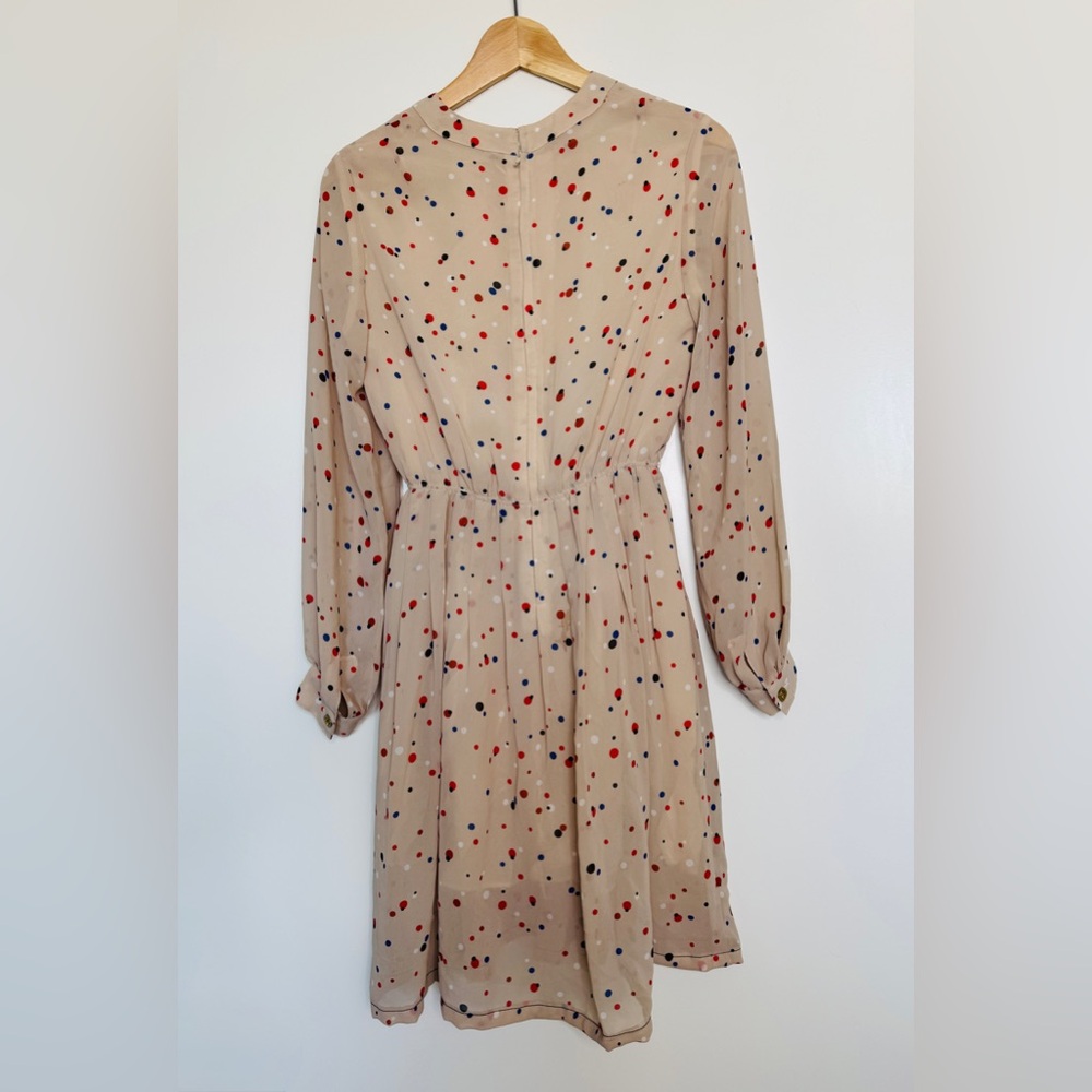 Polka Dot Long Sleeve Vintage Dress